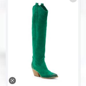 Vince Camuto Glissonda Boot Green Suede